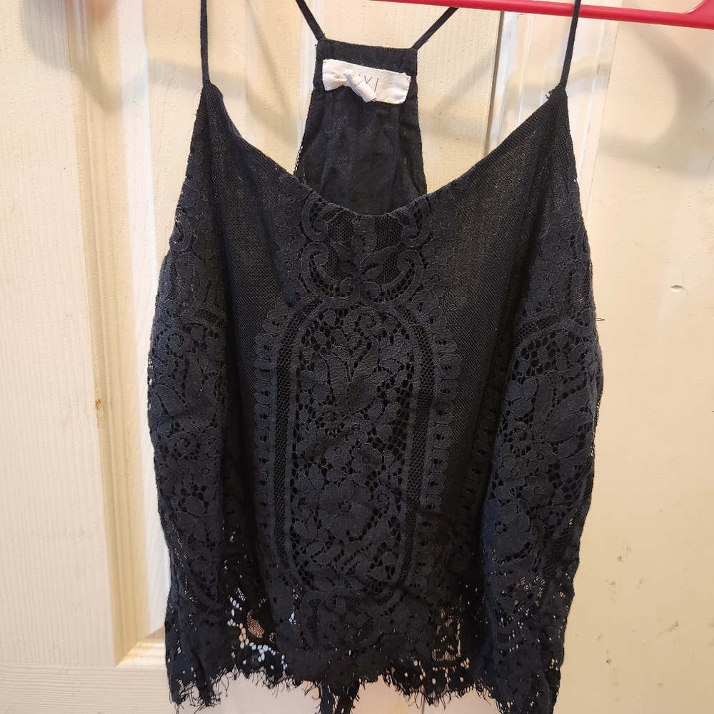 Black crop top